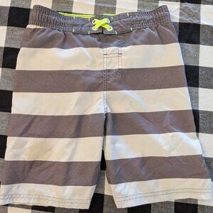 Cat & Jack Boys’ Striped Swim Trunks - Size 5